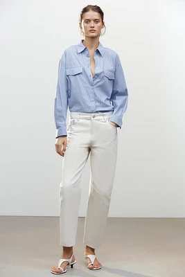 MID WAIST TAPERED JEANS ZW COLLECTION