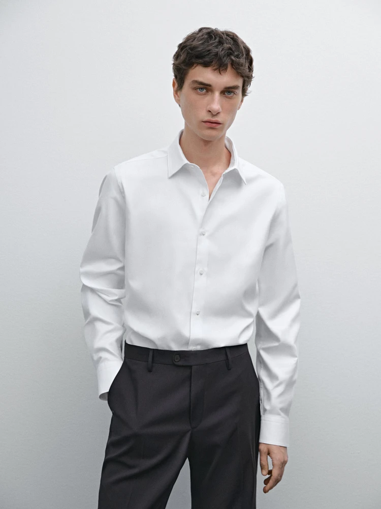 Chemise oxford slim 100 % coton