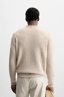 RUSTIC TEXTURED KNIT SWEATER