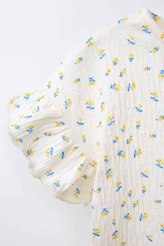 FLORAL PRINT T-SHIRT