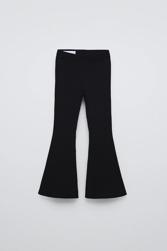 LEGGING FLARE EN MAILLE