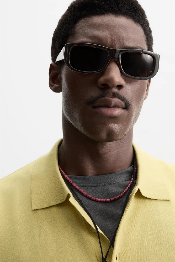 POLO EN MAILLE DE COTON ET LYOCELL