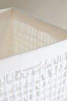 PANIER À LINGE AVEC TISSU INTÉRIEUR
