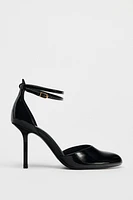 CHAUSSURES À TALONS EFFET VERNI