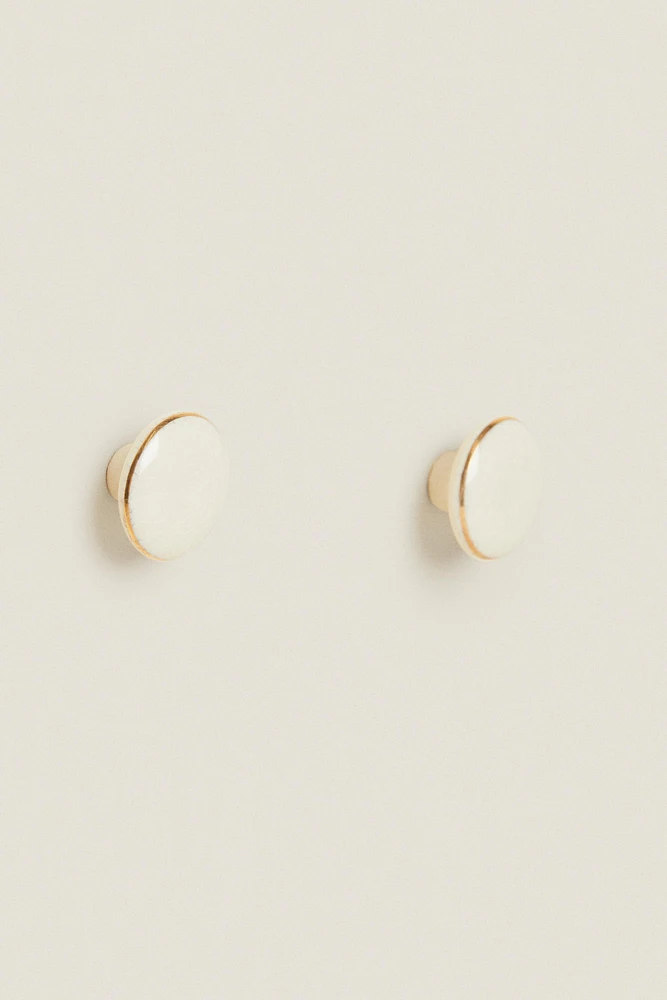 SET OF ROUND CERAMIC KNOBS (SET OF 2)