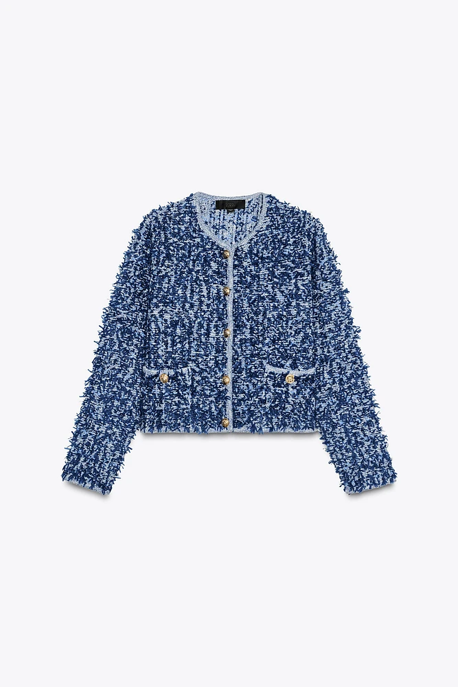 CABLE KNIT JACKET