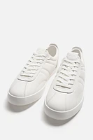 PADDED LEATHER SNEAKERS