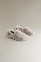 MOCASSINS FAUSSE FOURRURE DOUCE
