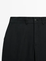 100% linen trousers