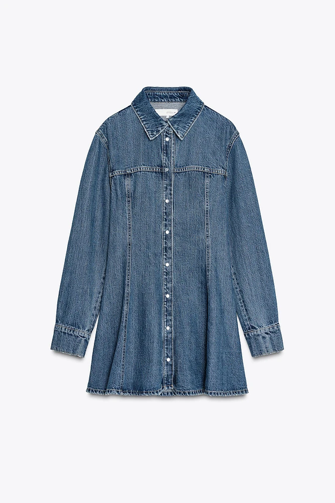 MINI-ROBE EN DENIM TRF