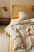 HOUSSE DE COUETTE CARREAUX