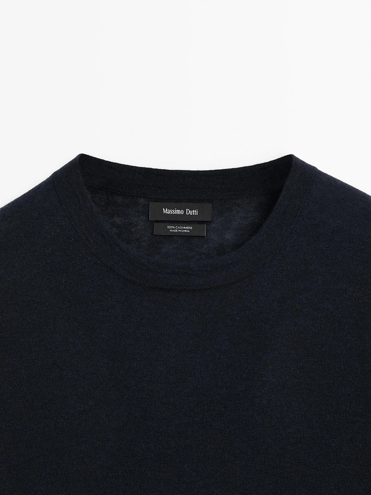 Pull en maille légère 100 % cachemire