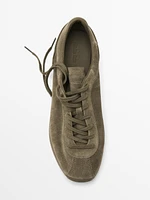 Tennis croûte de cuir