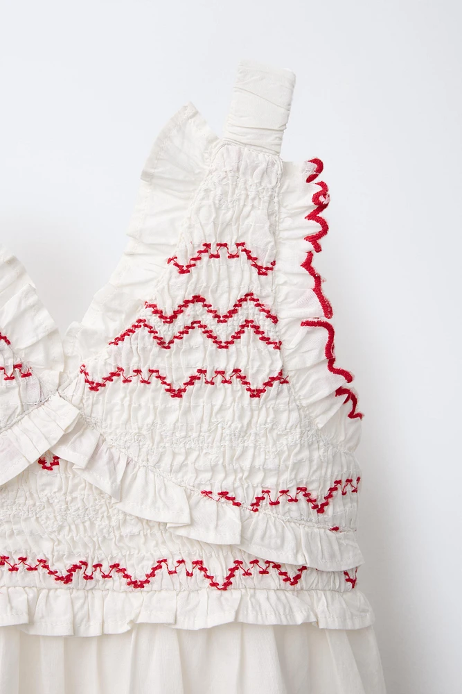 ROBE BRODERIES PASTÈQUES