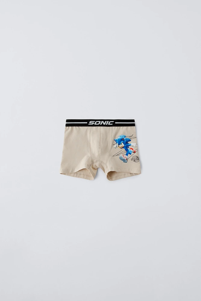 6-14 ANS/ LOT DE DEUX BOXERS SONIC © SEGA