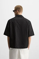 CHEMISE À BRODERIES GÉOMÉTRIQUES