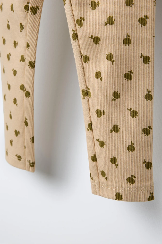 LEGGING CÔTELÉ IMPRIMÉ