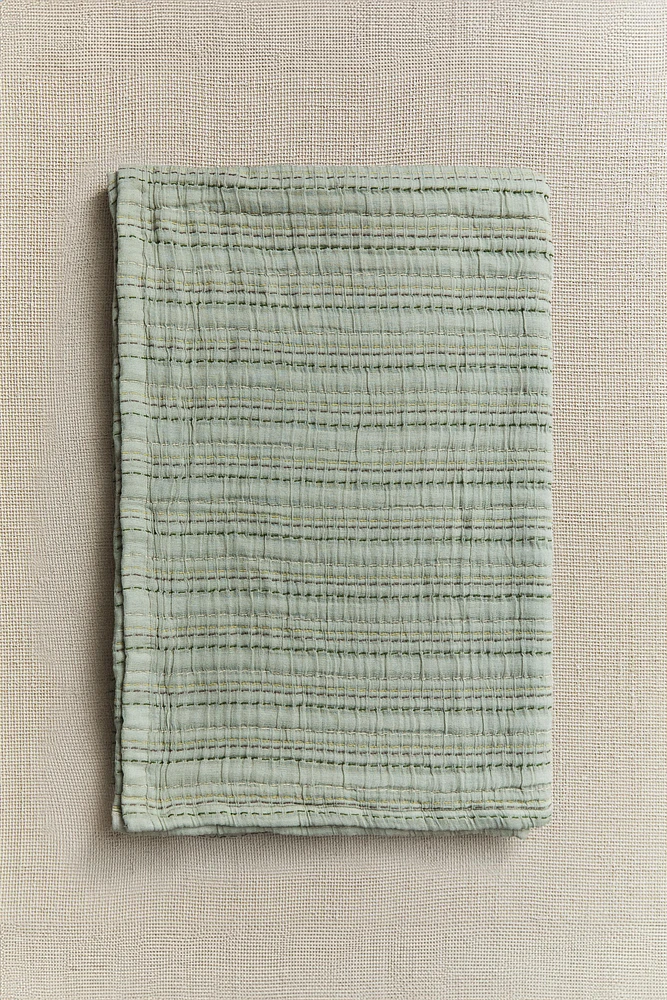 PLAID GAZE DE COTON