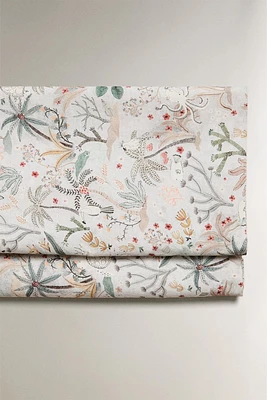 CHILDREN’S SEA PRINT FLAT SHEET