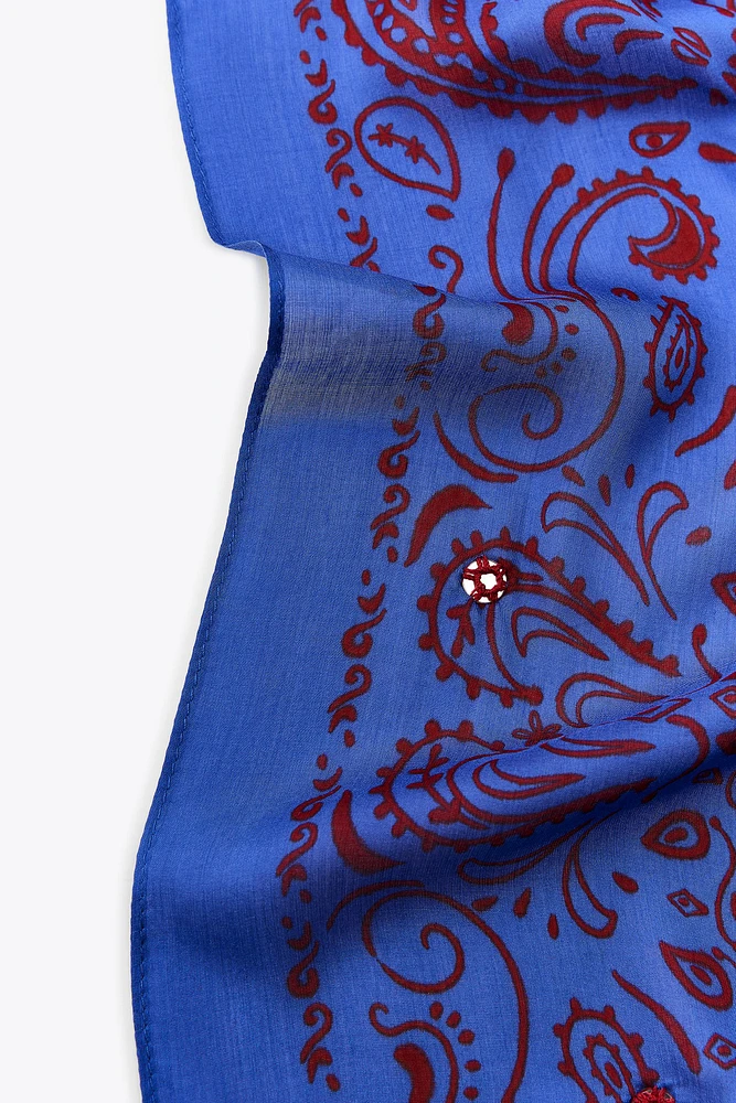 MIRROR PRINT SCARF