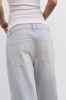 JEAN TRF COUPE LARGE À TAILLE MI-HAUTE
