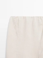 Long strapless dress