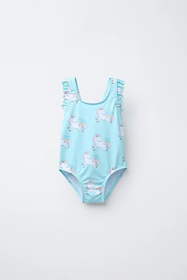 1-6 YEARS/ UNICORN SWIMSUIT