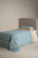 DRAP-HOUSSE ENFANT COTON UNI