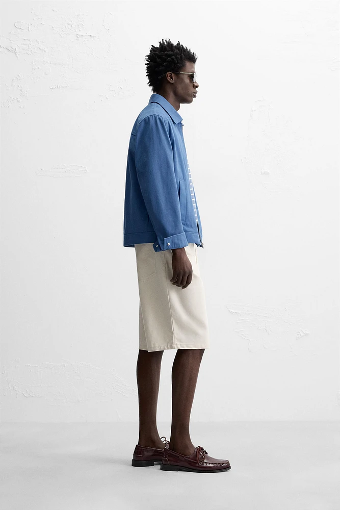 VESTE REGULAR FIT COTON