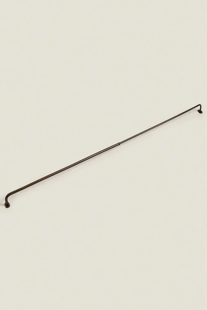 EXTENDIBLE METALLIC CURTAIN RAIL