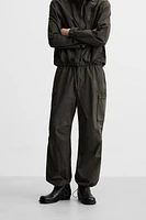 PANTALON CARGO TECHNIQUE DÉLAVÉ