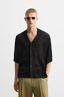 OPEN KNIT SHIRT