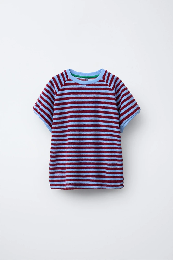 T-SHIRT RAYURES SERVIETTE