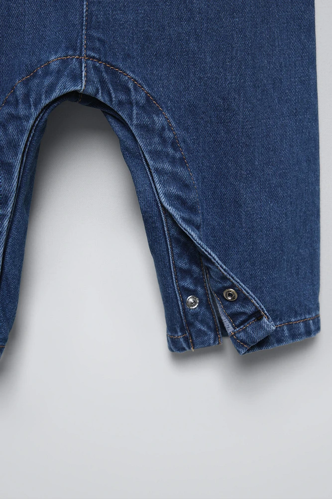 DENIM POCKET OVERALLS