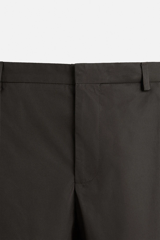 PANTALON DE COSTUME EFFET CIRÉ