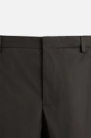PANTALON DE COSTUME EFFET CIRÉ