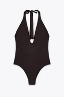 HALTER TRIANGLE SWIMSUIT