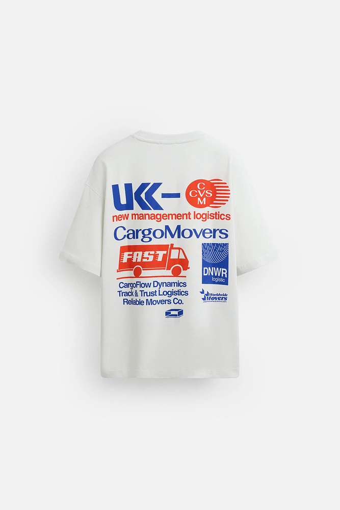 T-SHIRT IMPRIMÉ COMBIN
