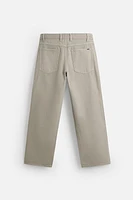 RELAXED FIT DRAWSTRING JEANS