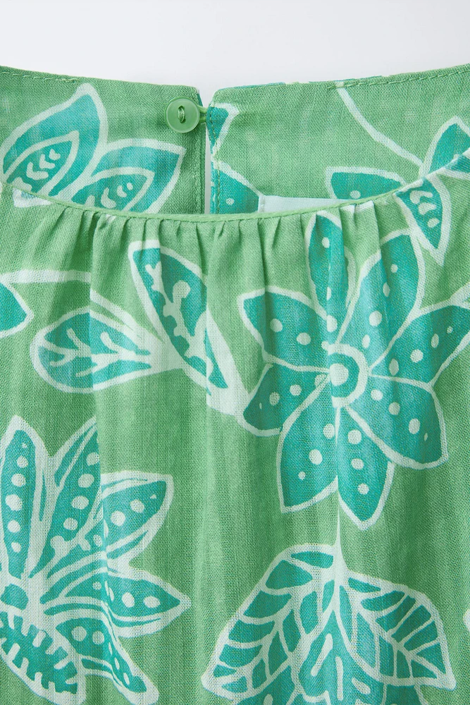 PANEL FLORAL DRESS