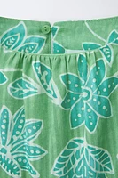 PANEL FLORAL DRESS