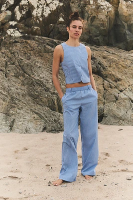 STRIPED PAJAMA PANTS