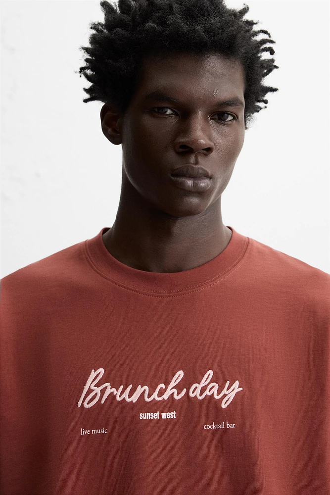 TEXT PRINT T-SHIRT
