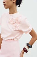 T-SHIRT À FLEUR