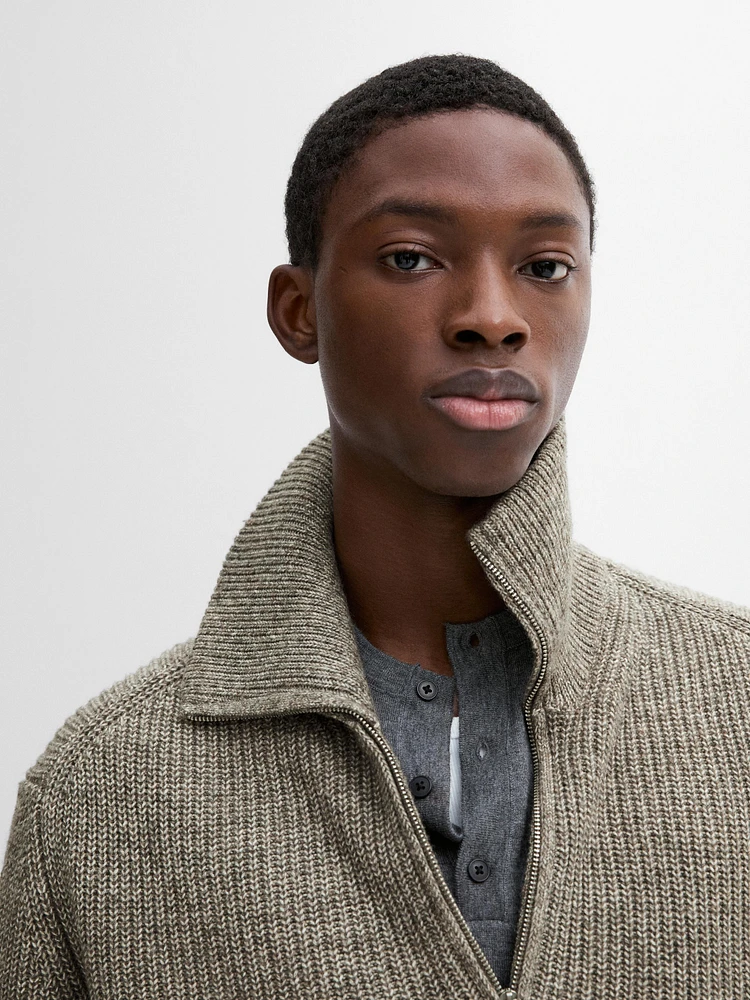Pull coton col camionneur