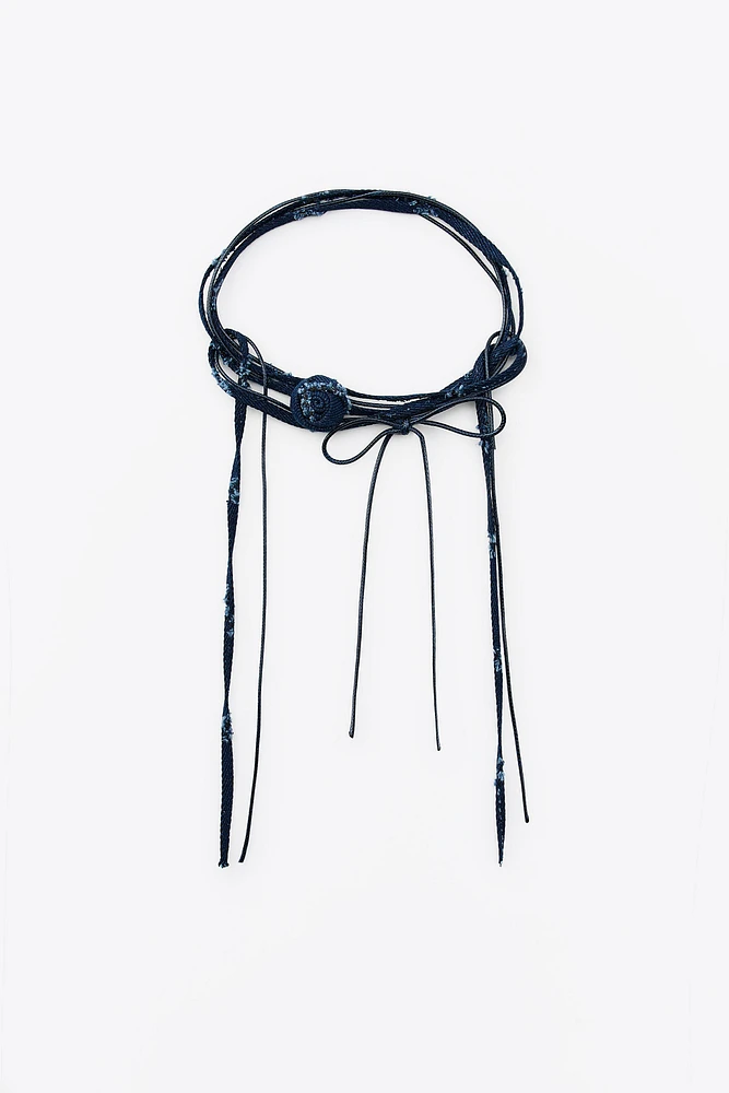 PACK OF 2 FLOWER CHOKER NECKLACES