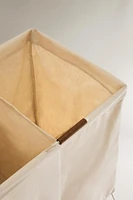 CORBEILLE DOUBLE PLIABLE POUR VÊTEMENTS