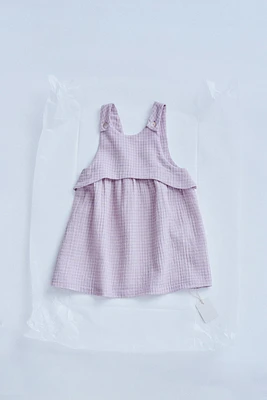 ZARA TIMELESS - GINGHAM STRAPPY DRESS