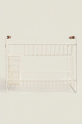 LACQUERED METAL DISH RACK