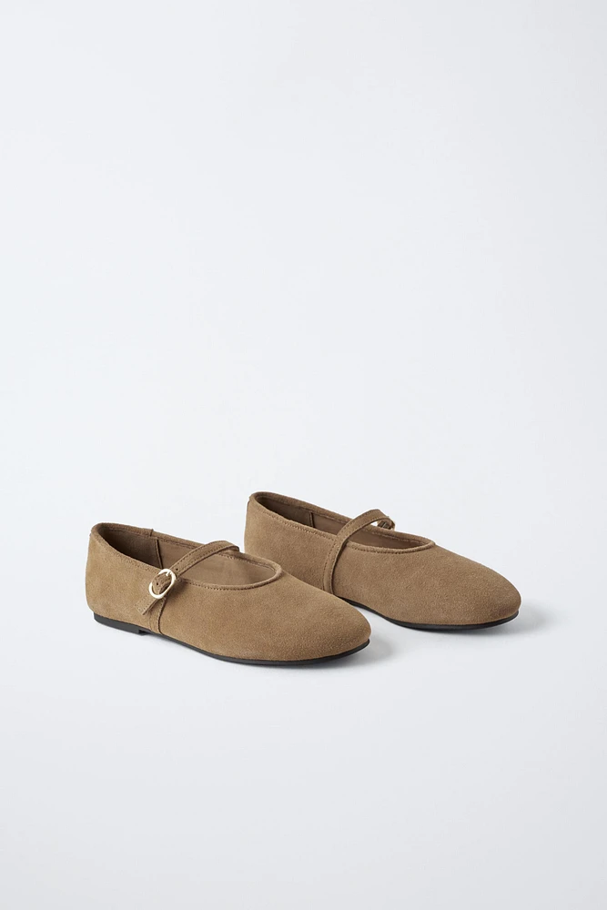 BALLERINES EN DAIM